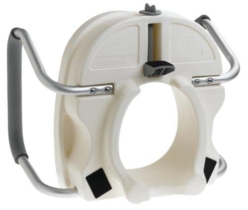 Carex E-Z Lock Raised Toilet Seat with Handles - 5 Inch Toilet Seat Riser with Arms - primehubstore.shop Raised Toilet Seats