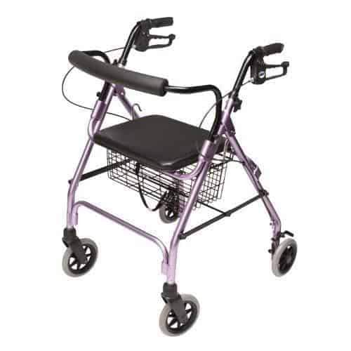 Lumex Walkabout Lite Four-Wheel Rollators - Lightweight 14.5 lbs - primehubstore.shop Rollators
