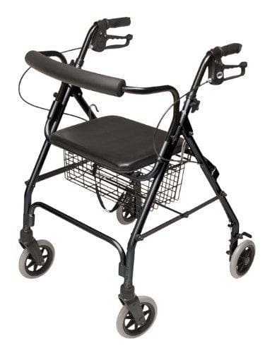 Lumex Walkabout Lite Four-Wheel Rollators - Lightweight 14.5 lbs - primehubstore.shop Rollators