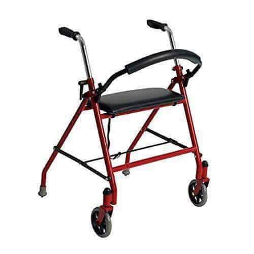Drive Medical Two Wheeled Walker with Seat - primehubstore.shop walkers