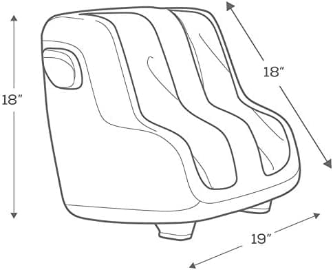 Human Touch Reflex5s Foot and Calf Massager - Perfect for Relaxation and Stress Relief - primehubstore.shop Foot Massagers