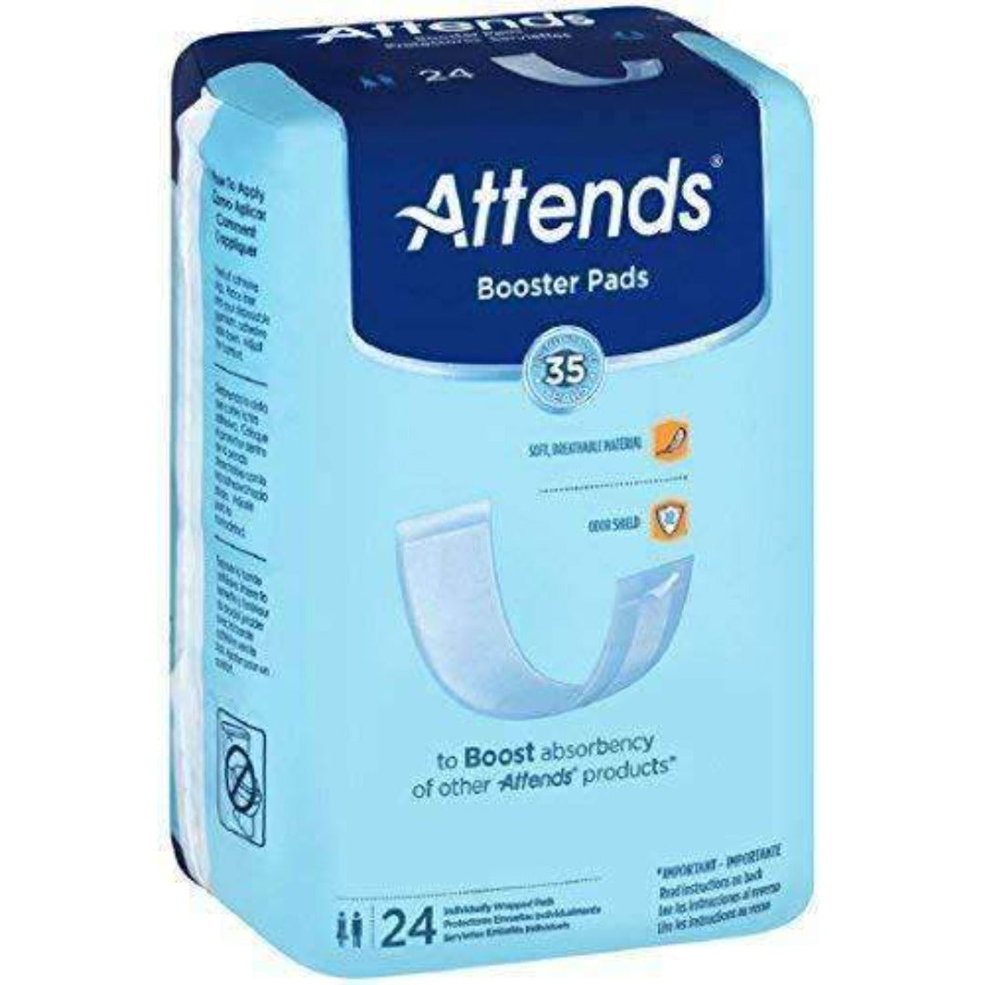 Attends Unisex Booster Pads Light Absorbency with Odor Shield Technology - Case of 192 - primehubstore.shop Incontinence