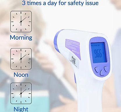 No Touch Infrared Digital Forehead/Surface Thermometer  - 1 Second Response Time - primehubstore.shop Infrared Thermometers