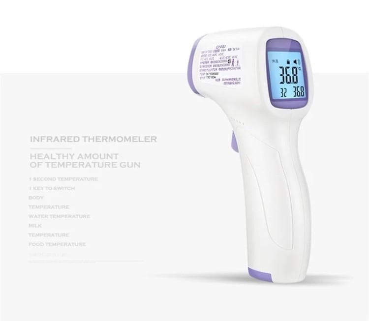 No Touch Infrared Digital Forehead/Surface Thermometer  - 1 Second Response Time - primehubstore.shop Infrared Thermometers