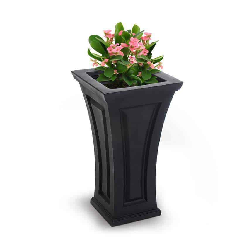 Mayne Modern Cambridge Tall Planters - 16" x 28" - Heavy Duty Construction - Open Box - primehubstore.shop Planters