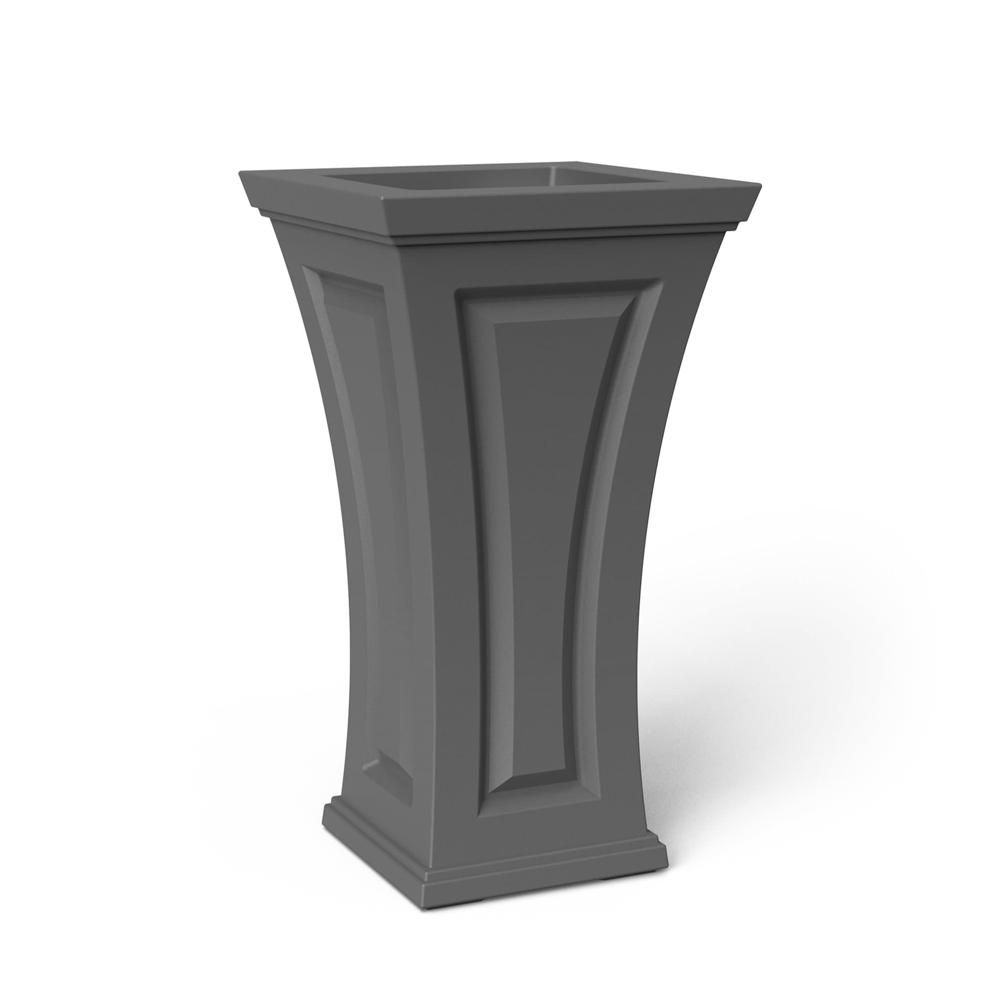 Mayne Modern Cambridge Tall Planters - 16" x 28" - Heavy Duty Construction - Open Box - primehubstore.shop Planters