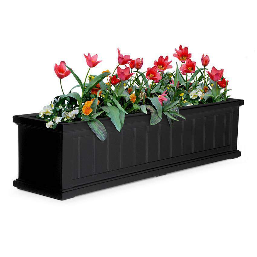 Mayne Cape Cod Window Box Planters - 4 Foot - primehubstore.shop Planters