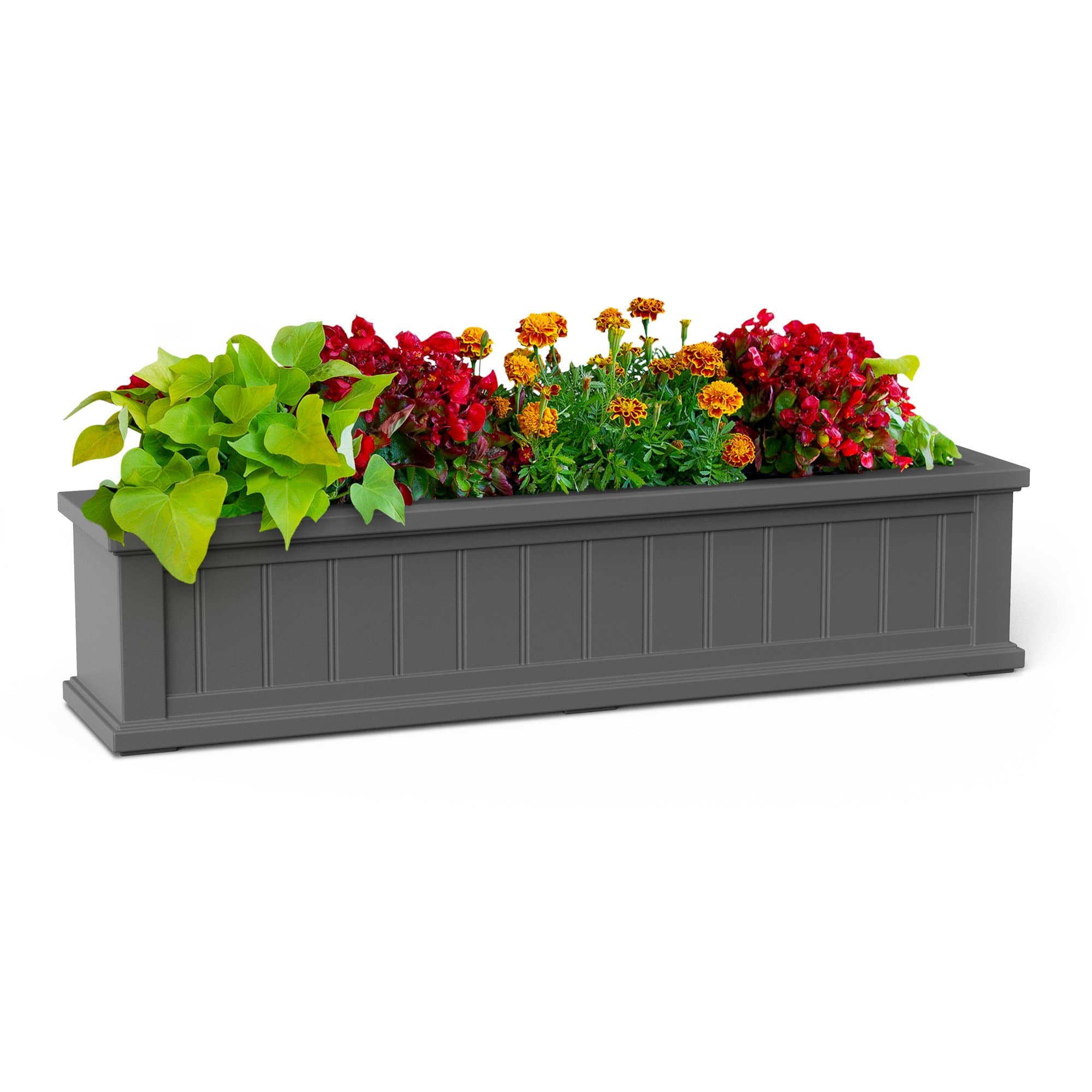 Mayne Cape Cod Window Box Planters - 4 Foot - primehubstore.shop Planters