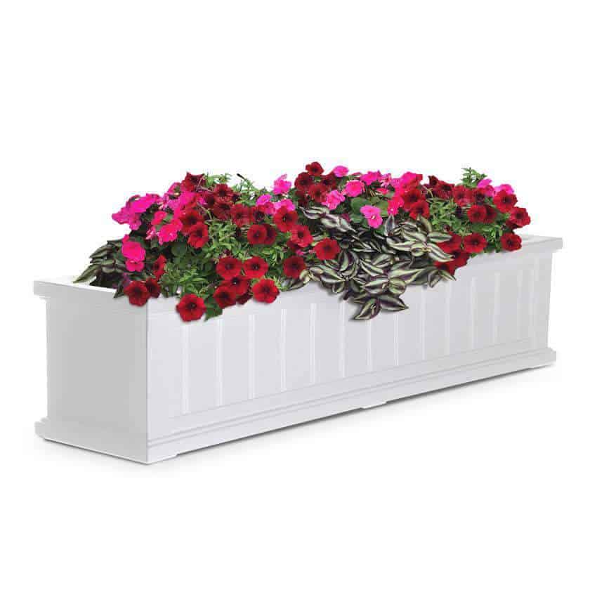 Mayne Cape Cod Window Box Planters - 4 Foot - primehubstore.shop Planters