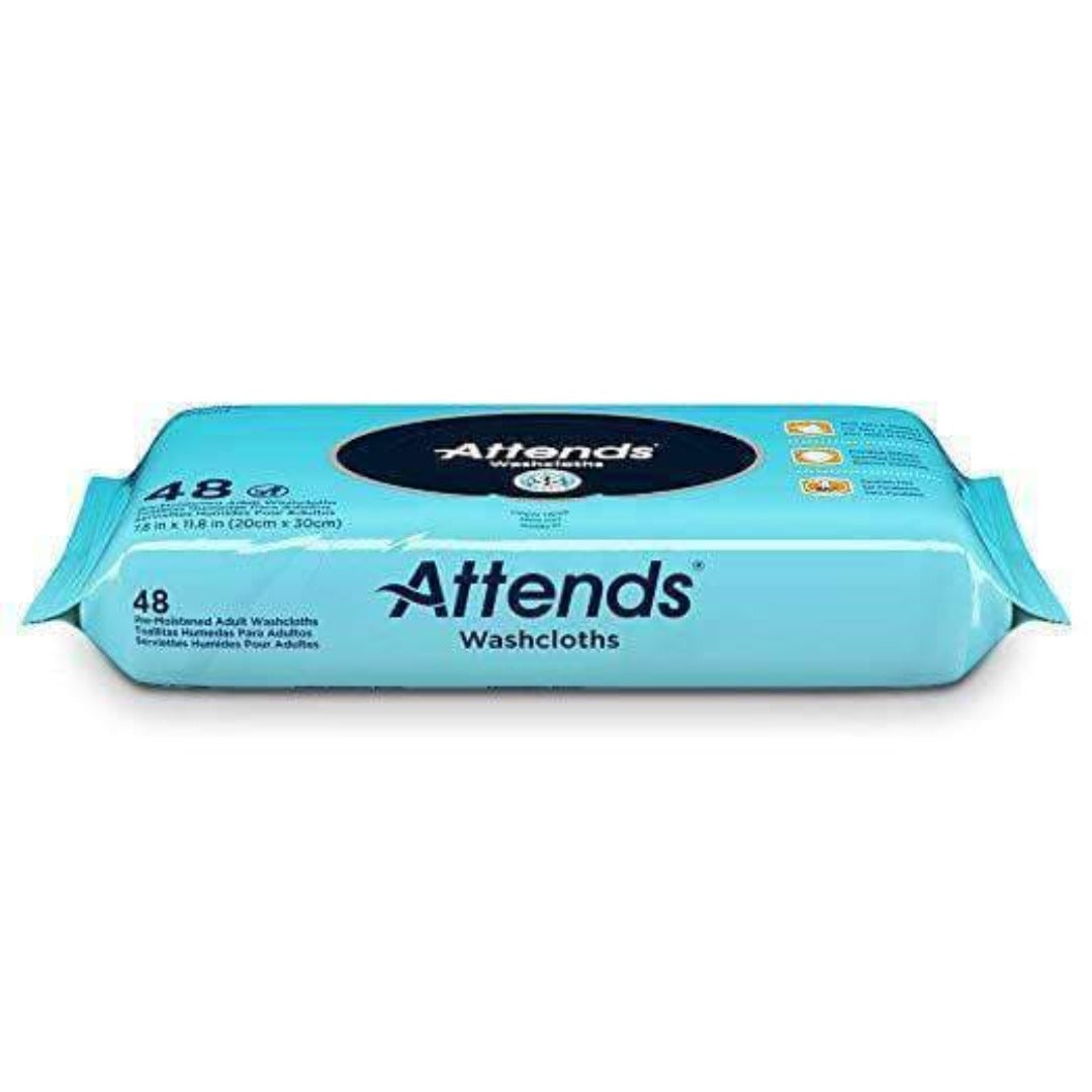 Attends Scented Hypoallergenic Washcloths for Adult Incontinence Care - Latex and Alcohol Free - Case - primehubstore.shop Incontinence