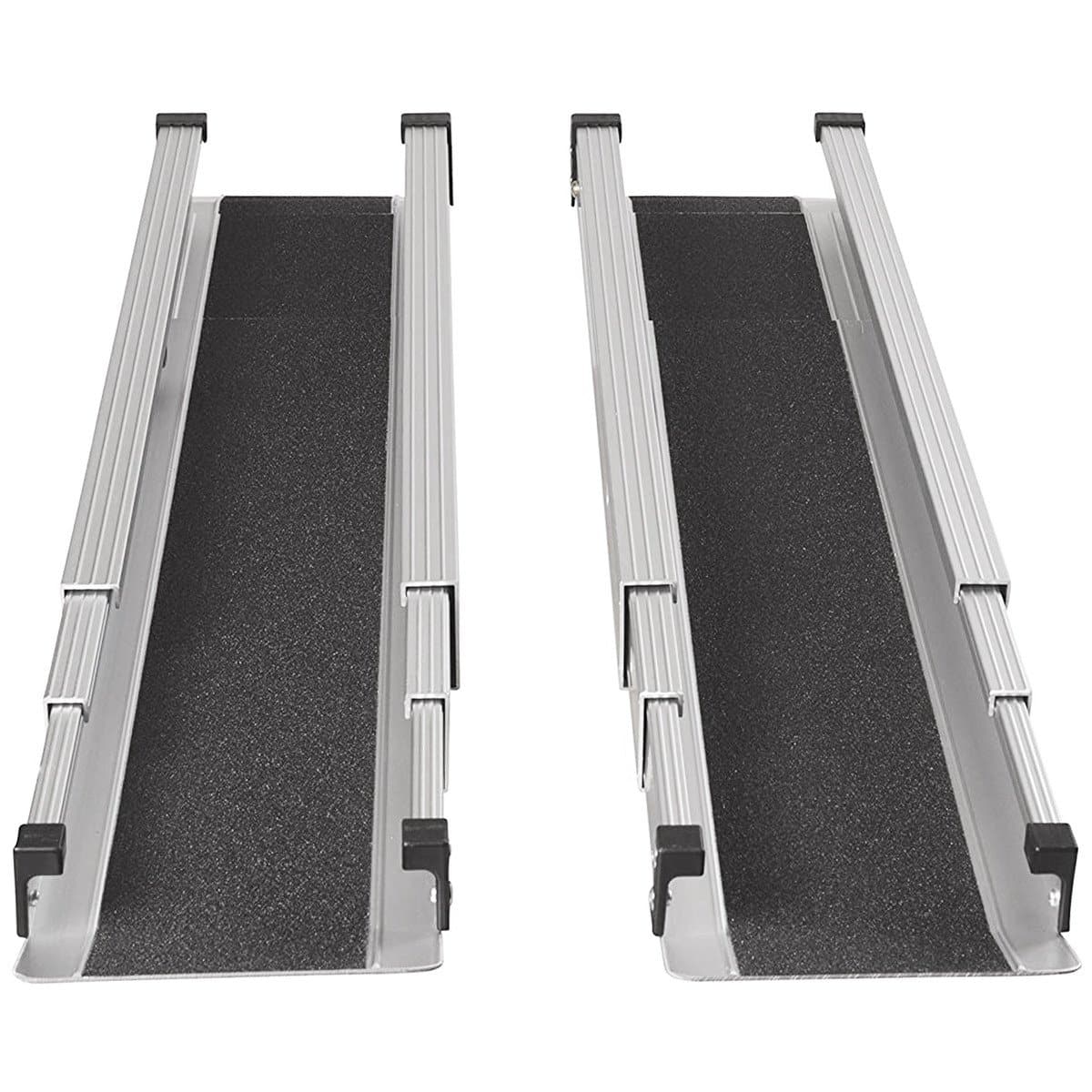 DMI® Retractable Lightweight Portable Wheelchair Ramps - Telescoping with Bag - primehubstore.shop Mobility Ramps