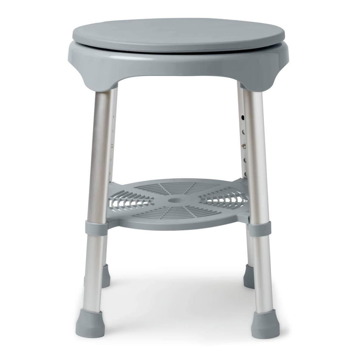 Medline Durable Lightweight 360 Swivel Shower Stool - Supports 300 lbs - primehubstore.shop Bath Stool