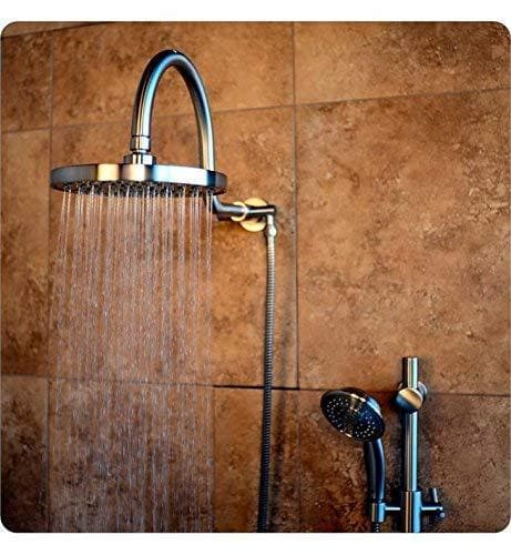 Pulse ShowerSpas Aqua Rain Shower System with 8" Rain Showerhead and 5-Function Hand Shower - primehubstore.shop Shower Systems