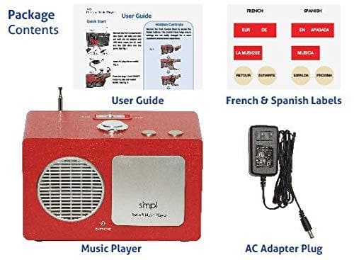 SMPL One-Touch Music & Radio Center - Includes 75 Nostalgic Hits - primehubstore.shop Alzheimer Aids