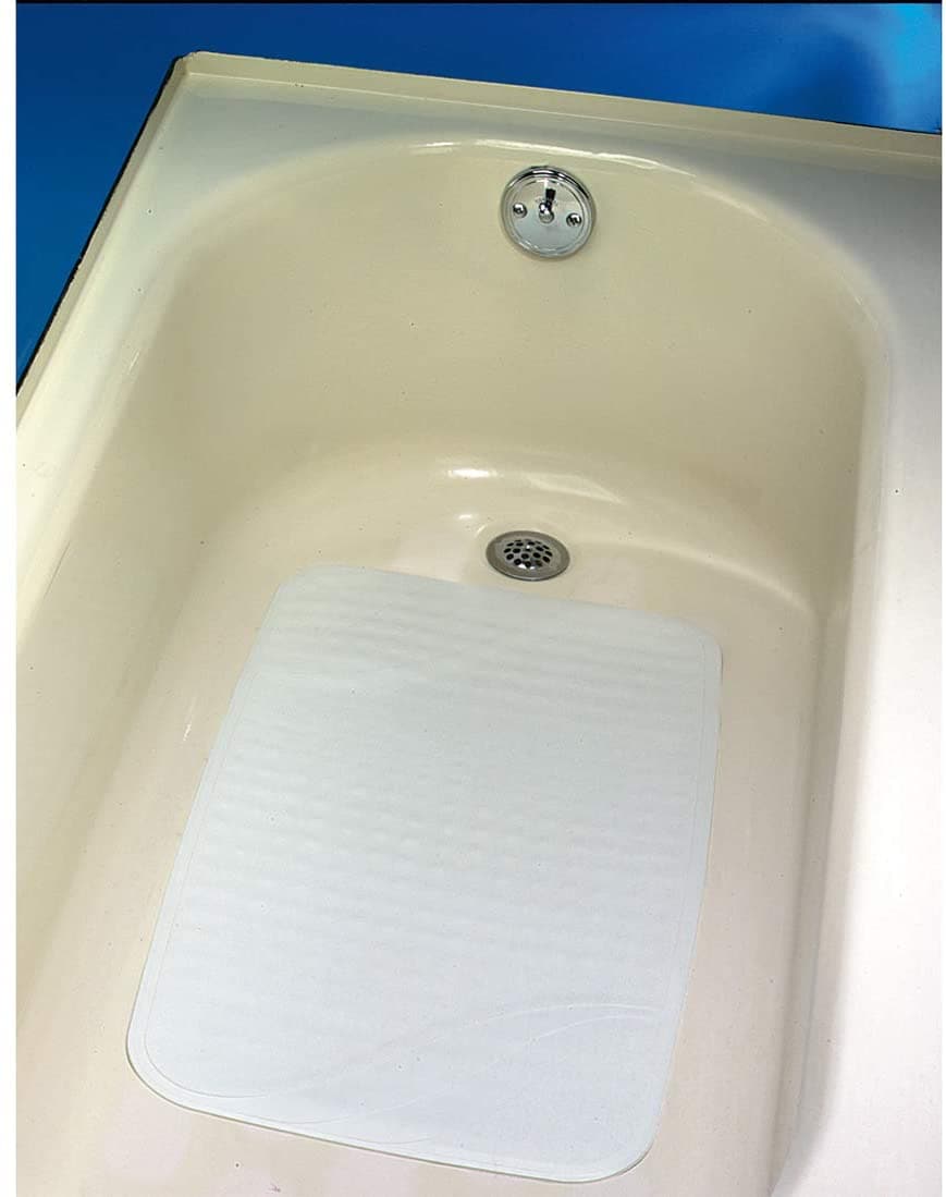 Carex Nonslip Shower and Bathtub Mat - White - 28 x 16 - primehubstore.shop shower mats
