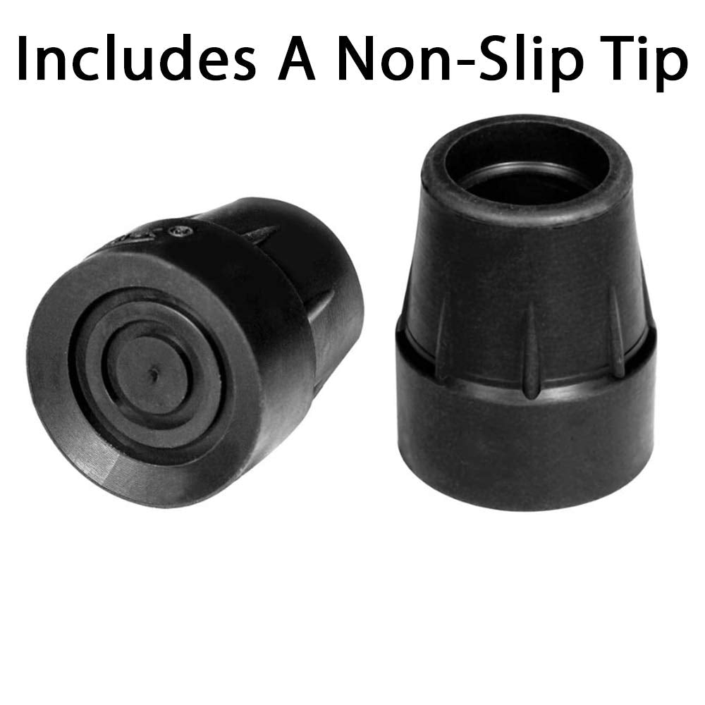 ProBasics Adjustable Folding Cane - Walking Cane For Men and Women - Black - primehubstore.shop Canes