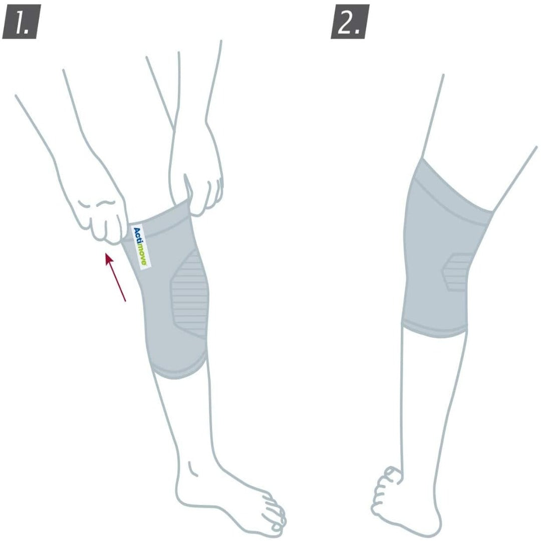Actimove Everyday Mild Knee Support Compression Sleeve - White - primehubstore.shop Knee Support
