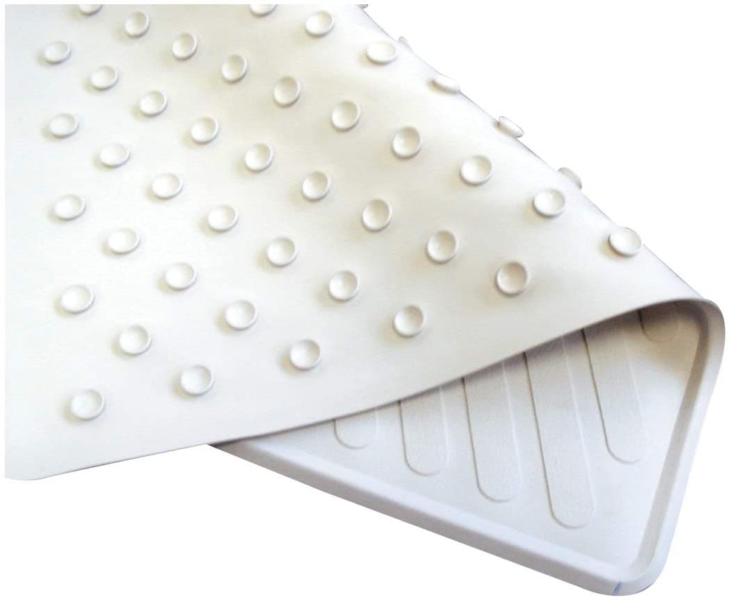 Carex Nonslip Shower and Bathtub Mat - White - 28 x 16 - primehubstore.shop shower mats