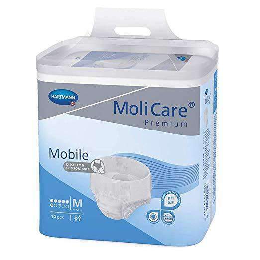 MoliCare Premium Mobile Adult Unisex Underwear - Moderate Absorbency Case of 56 - primehubstore.shop Incontinence