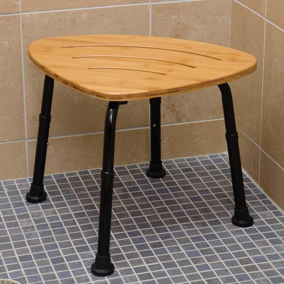 DMI Bamboo Bath Spa Bench and Corner Shower Stool - primehubstore.shop Bath Stool