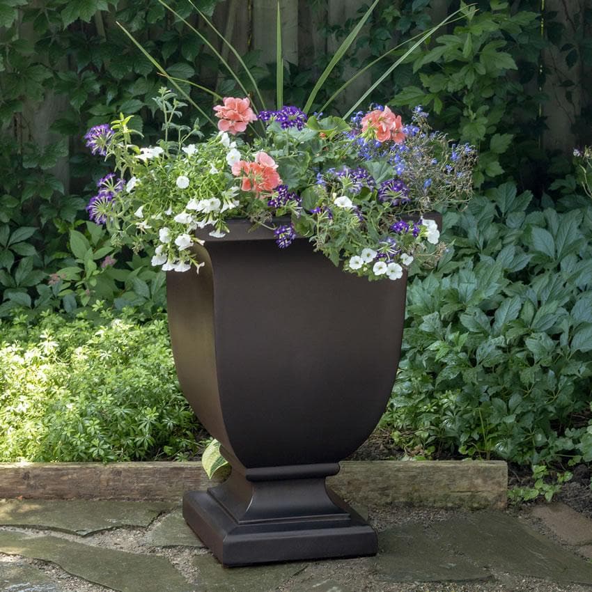 Mayne Modern Augusta 26 Inch Urn Planters - Indoor & Outdoor - primehubstore.shop Planters