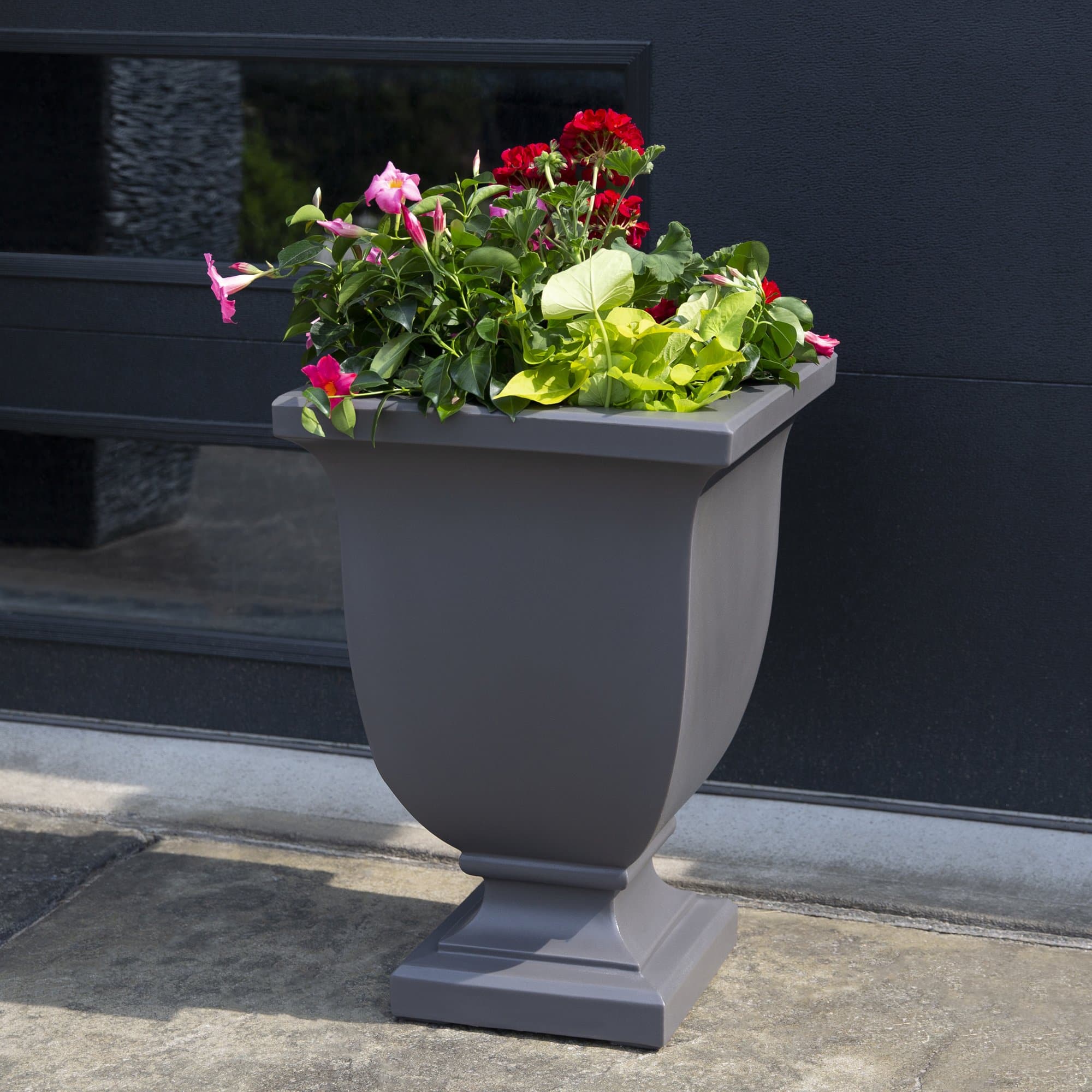 Mayne Modern Augusta 26 Inch Urn Planters - Indoor & Outdoor - primehubstore.shop Planters