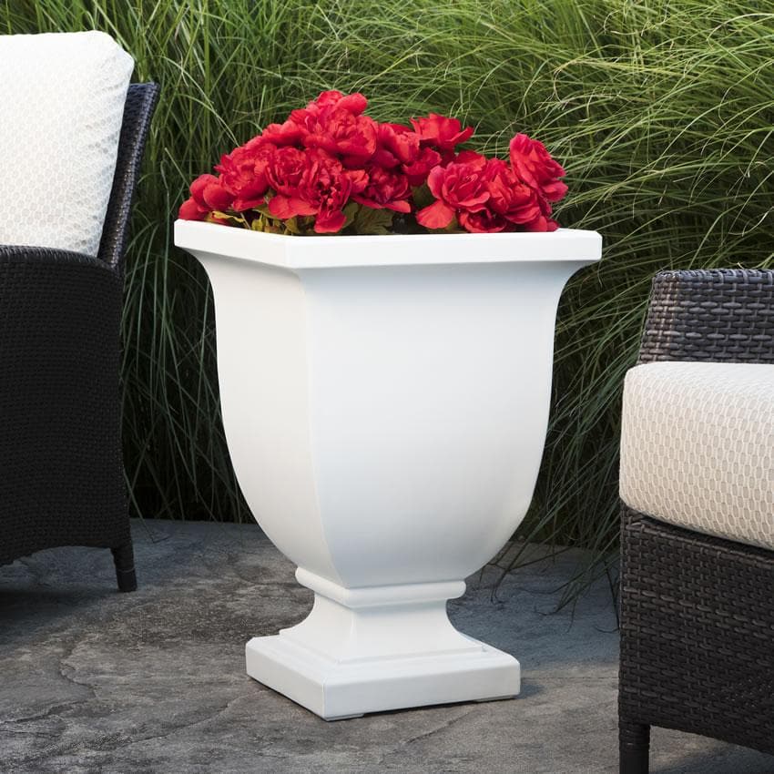 Mayne Modern Augusta 26 Inch Urn Planters - Indoor & Outdoor - primehubstore.shop Planters