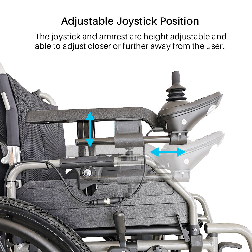 Foldawheel PW-800BM Lightweight Portable Power Wheelchair - primehubstore.shop Power Chairs
