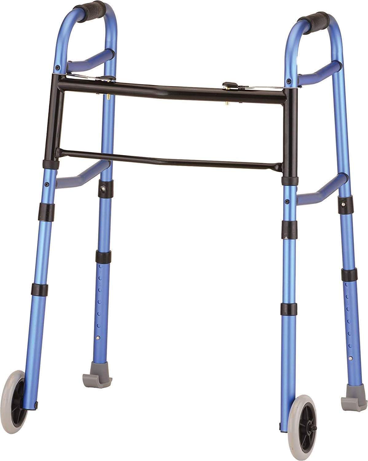 Nova Medical Walker Ski Glides - 1” Tube Shaft Diameter - primehubstore.shop Walker Parts & Accessories