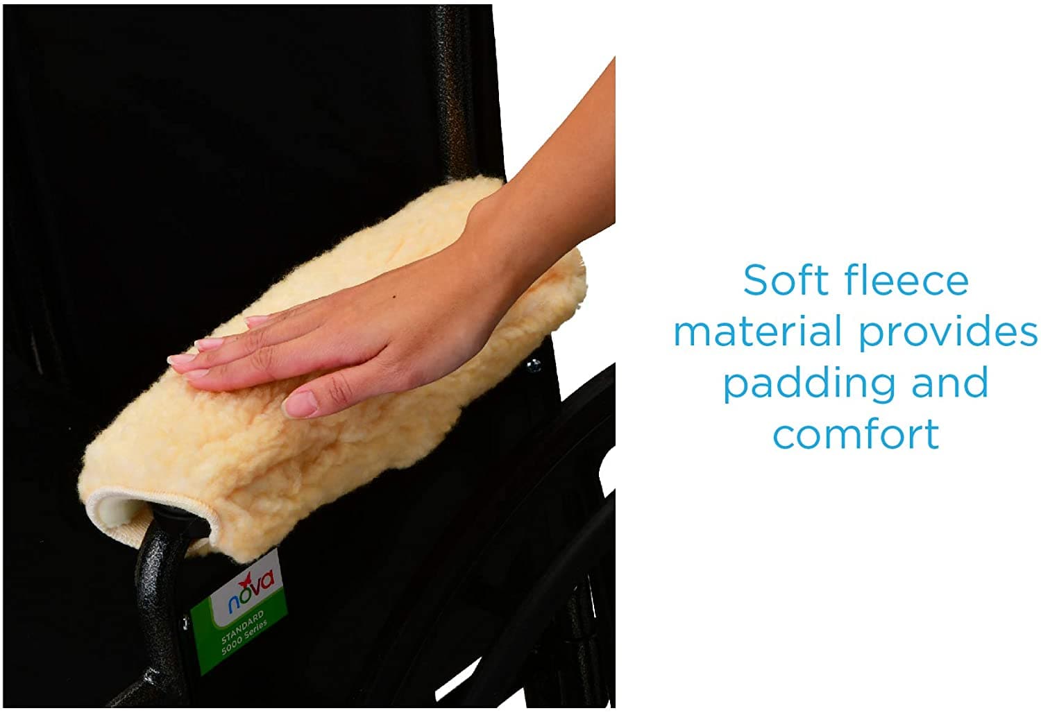 Nova Medical Wheelchair Fleece Arm Cushion Covers - primehubstore.shop Wheelchair Cushions