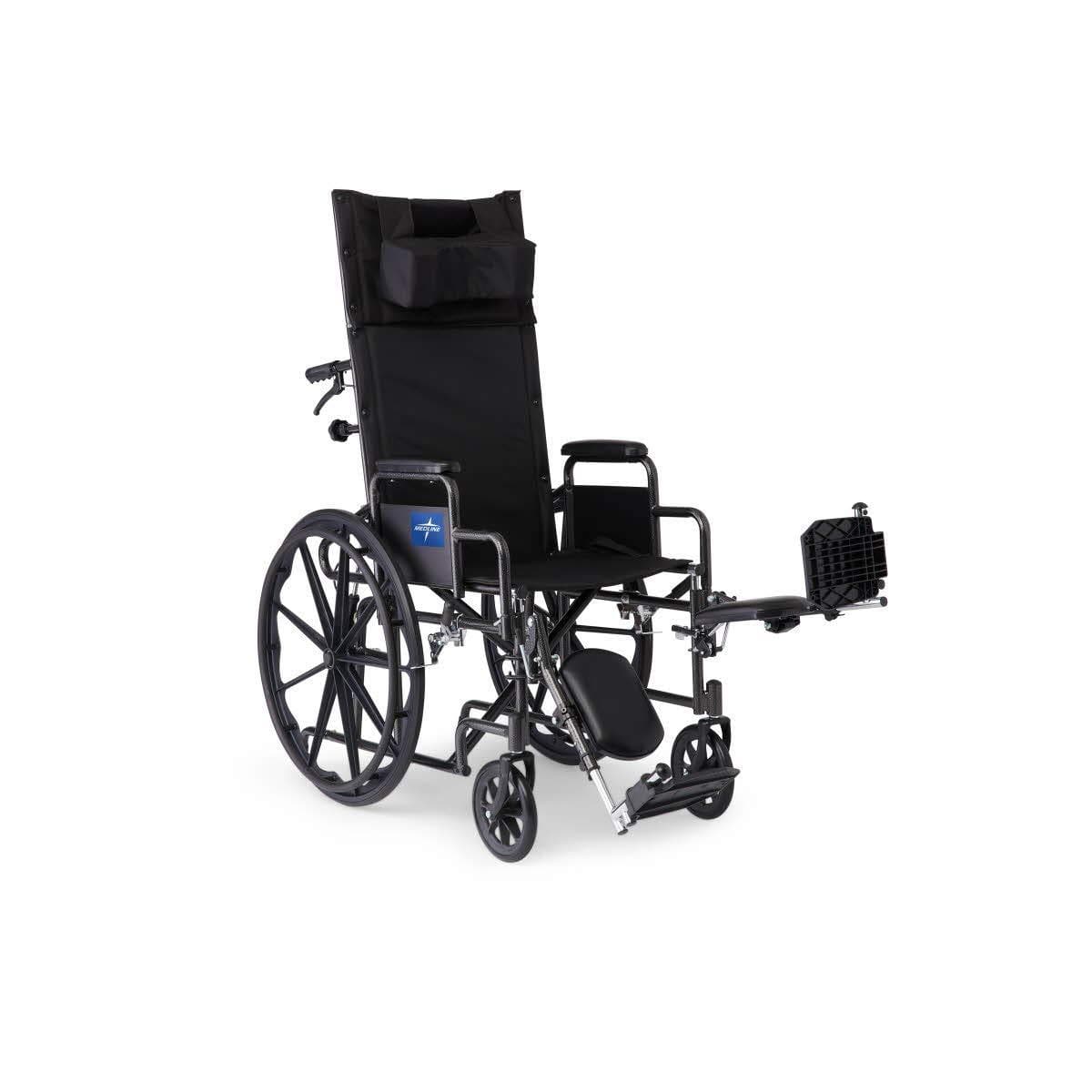 Medline Guardian Folding Reclining Wheelchairs - Desk-Length Arms & ELR - primehubstore.shop Reclining Wheelchairs