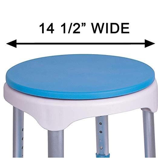 Carex EZ Swivel Shower Stool - Rotates 360 Degrees - primehubstore.shop Bath Benches & Seats
