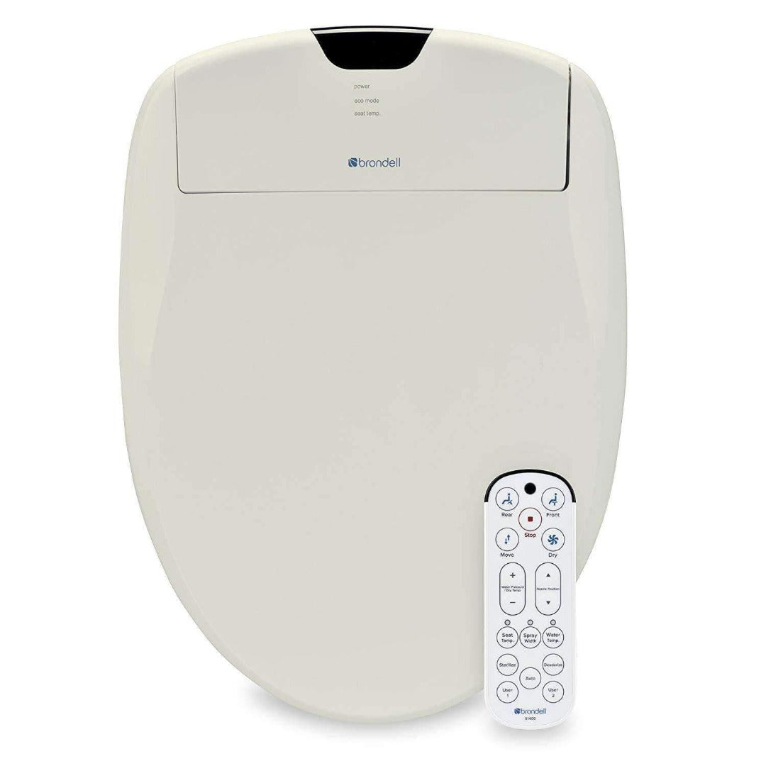 Brondell Swash 1400 Luxury Bidet Toilet Seat with Dual Nozzles and Nanotechnology Sterilization - primehubstore.shop Bidets