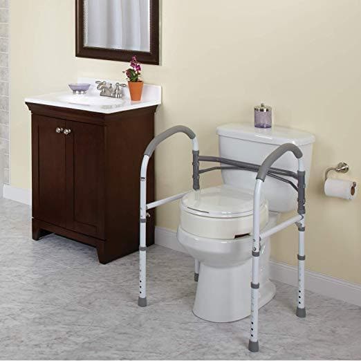 Carex Toilet Safety Rails & Standing Aid - primehubstore.shop Toilet Safety Frames