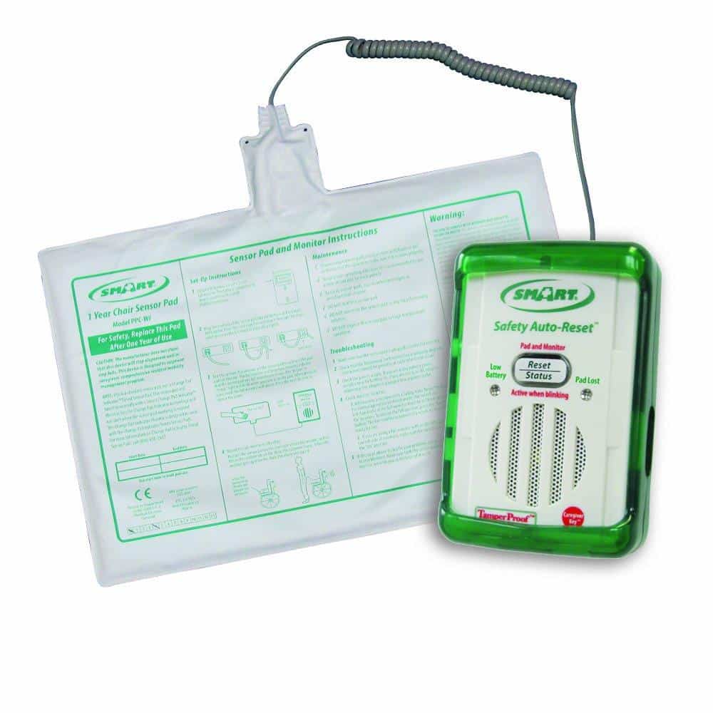Smart Caregiver Safety Auto-Reset Monitor & 10" x 15" Chair Sensor Pad - primehubstore.shop Fall Prevention