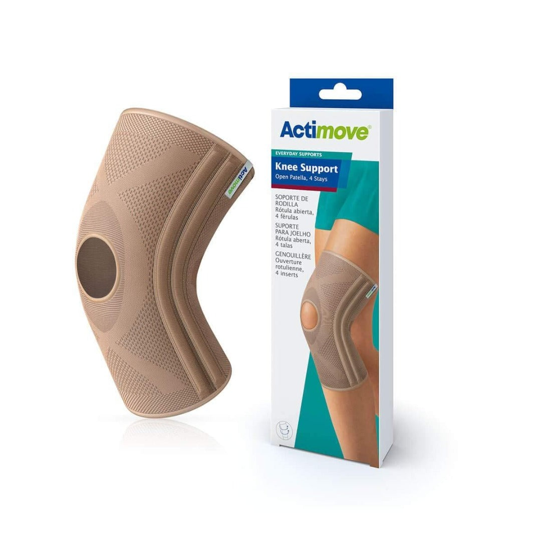 Actimove Knee Support Open Patella & 4 Stays Compression Sleeve - primehubstore.shop Knee Support