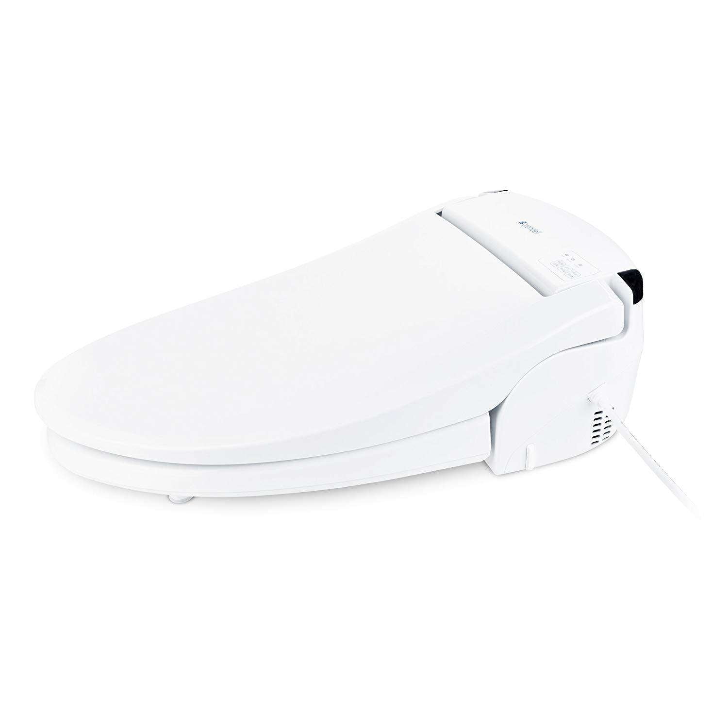 Brondell Swash Bidet Seat White with Air Dryer and Stainless-Steel Nozzle, Nightlight, Deodorizer & Remote Control - primehubstore.shop Bidets