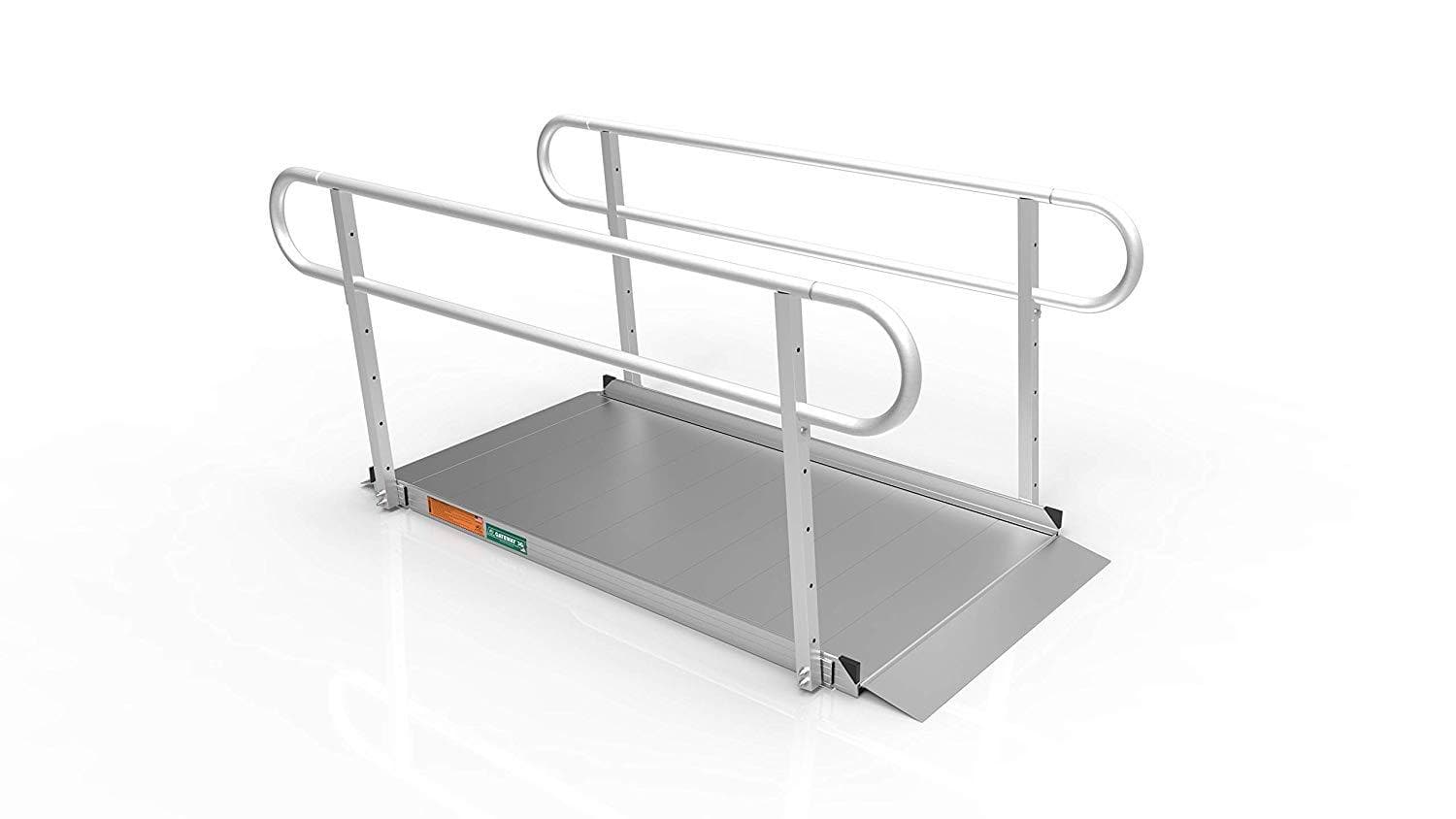 EZ-ACCESS Gateway 3G Portable Solid Surface Mobility Ramps with Two-Line Handrails - primehubstore.shop Mobility Ramps
