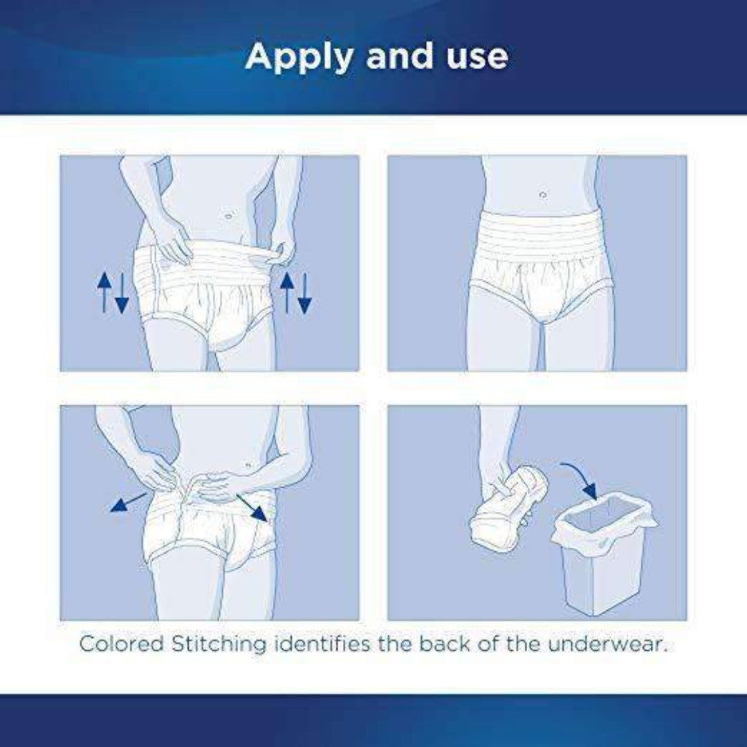 Attends Unisex Bariatric Briefs with Advanced DermaDry Technology for Adult Incontinence Care-Case - primehubstore.shop Incontinence