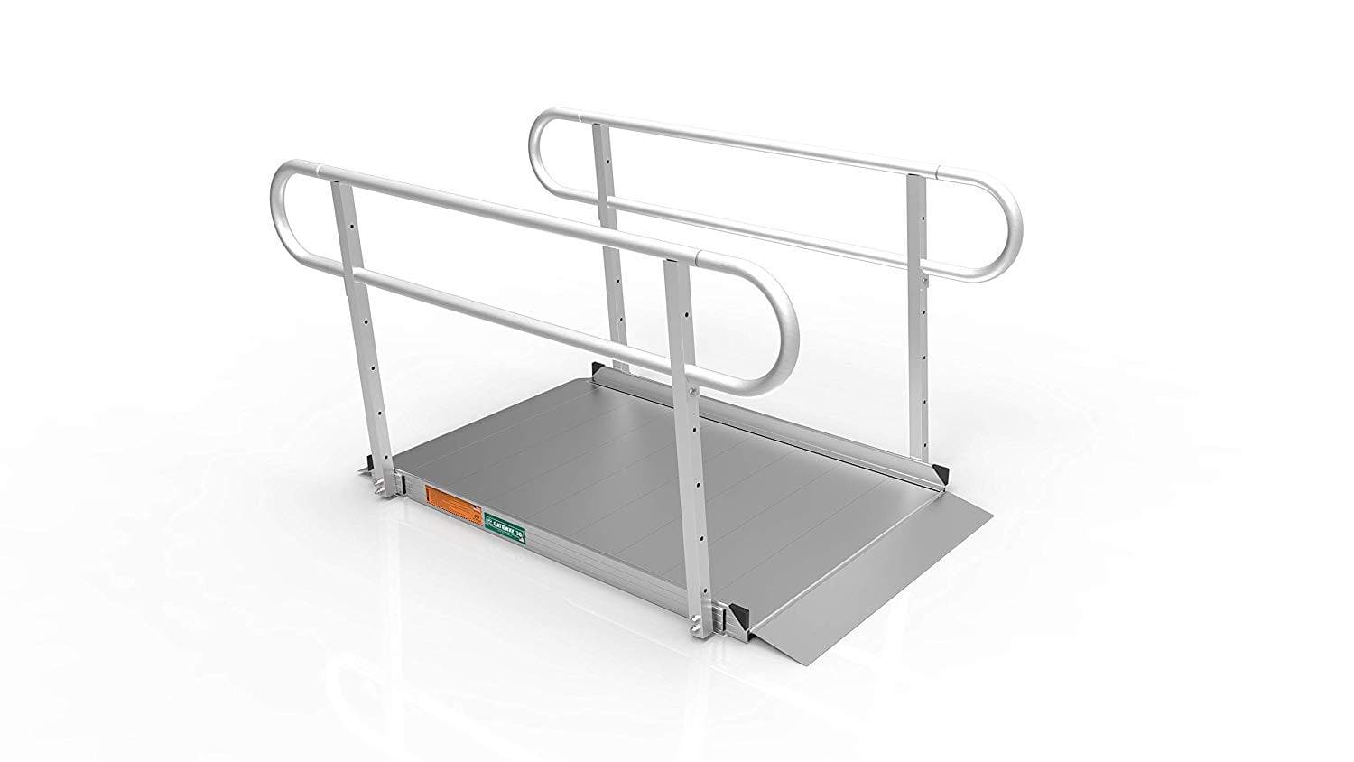 EZ-ACCESS Gateway 3G Portable Solid Surface Mobility Ramps with Two-Line Handrails - primehubstore.shop Mobility Ramps