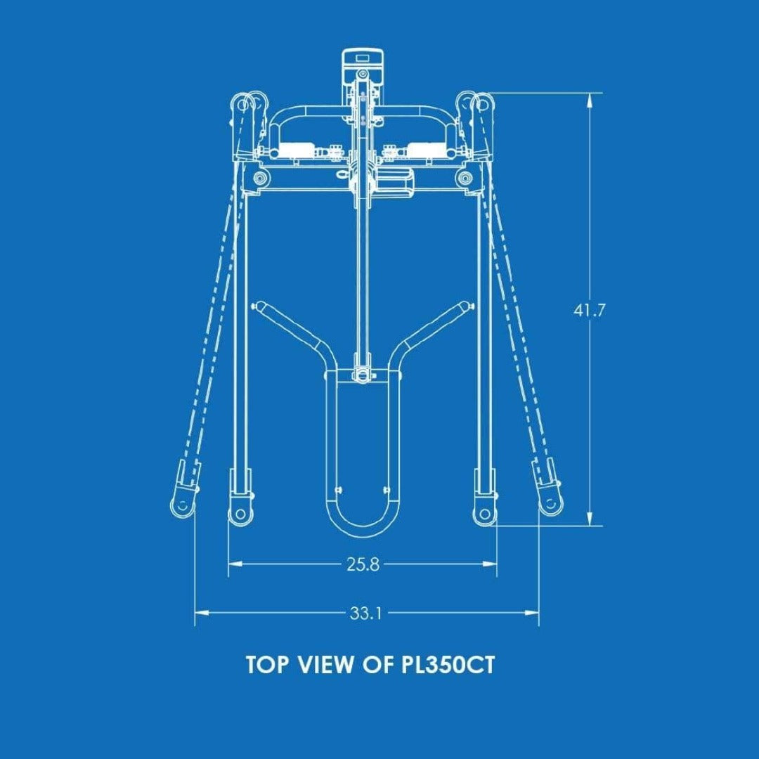 Bestcare PL350CT BestLift Car Transfer Mobile Floor Patient Lift - primehubstore.shop Car Patient Lifts