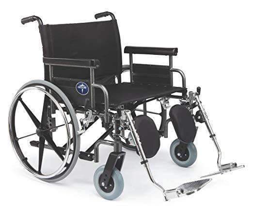 Medline Excel Shuttle Bariatric Extra Wide Transport Wheelchairs - primehubstore.shop Wheelchairs