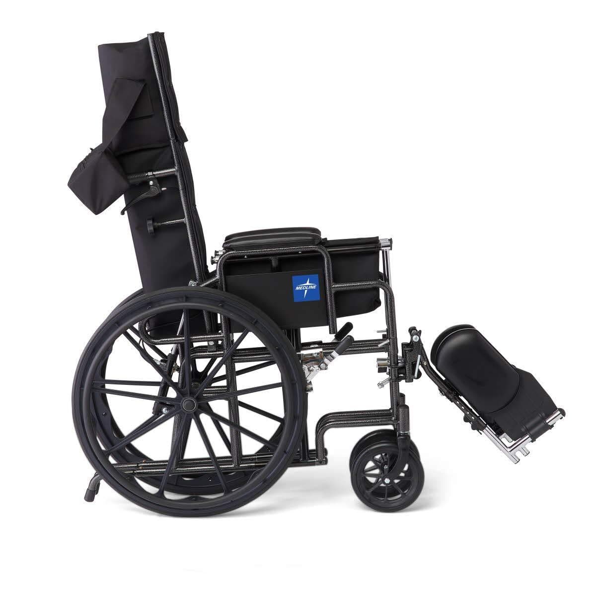 Medline Guardian Folding Reclining Wheelchairs - Desk-Length Arms & ELR - primehubstore.shop Reclining Wheelchairs