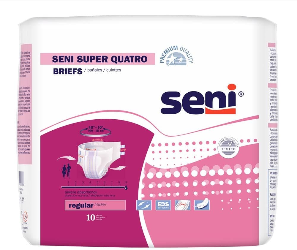 Seni Super Quatro Premium Quality Unisex Briefs - Severe Absorbency - primehubstore.shop Briefs