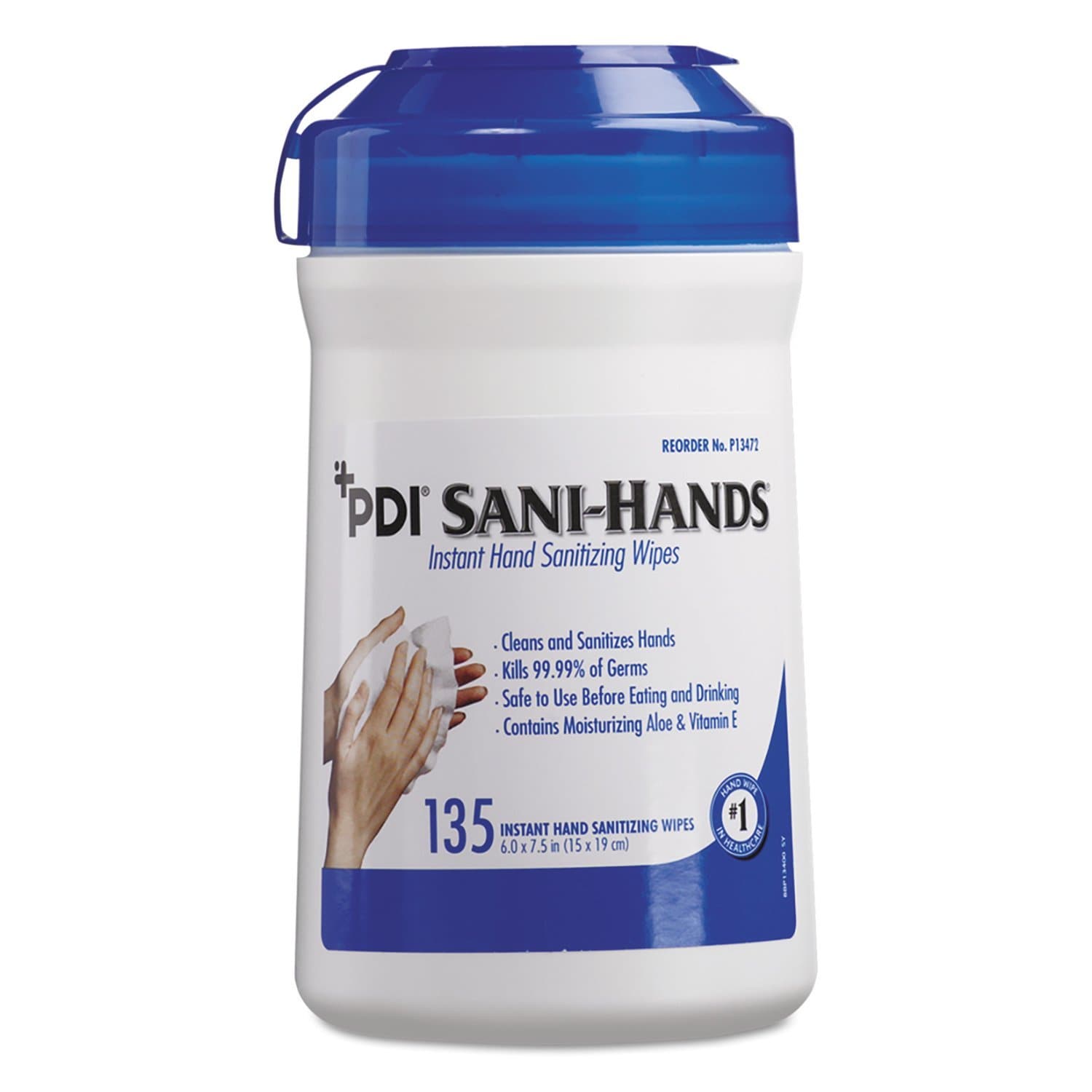PDI Sani-Hands Instant Hand Sanitizing Disposable Wipes - Tubs - primehubstore.shop Hand Sanitizers