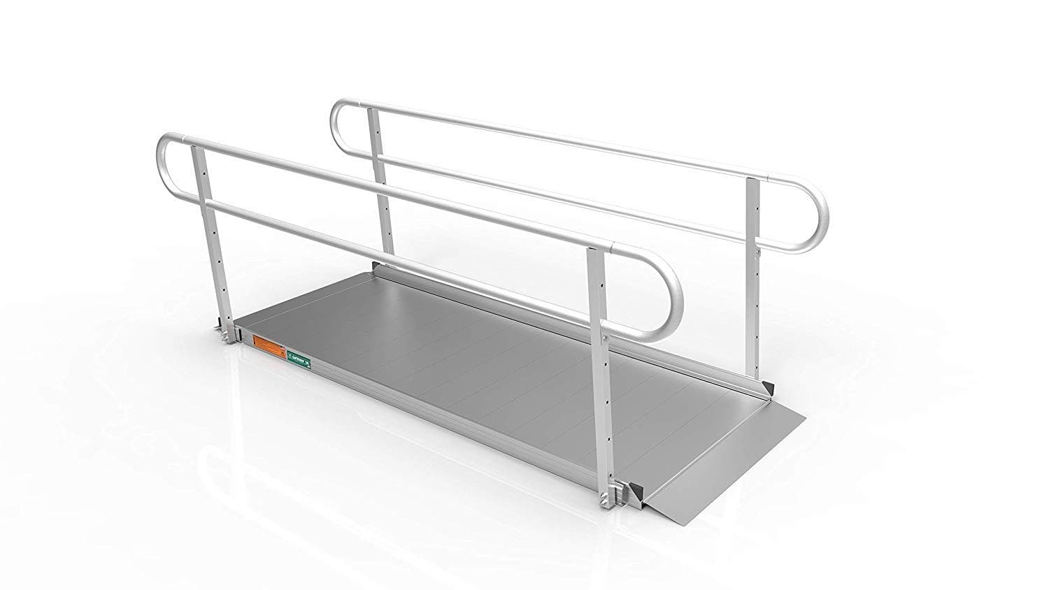 EZ-ACCESS Gateway 3G Portable Solid Surface Mobility Ramps with Two-Line Handrails - primehubstore.shop Mobility Ramps