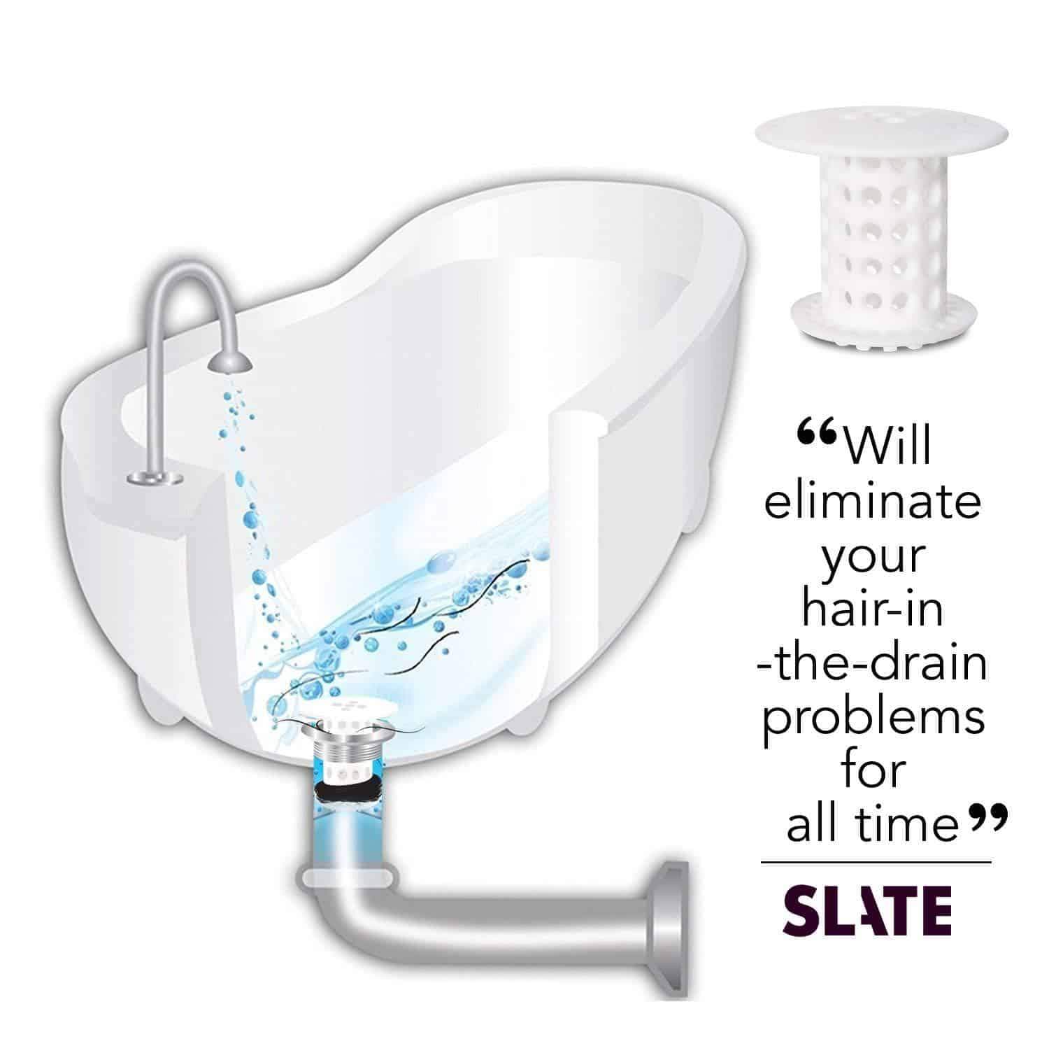 TubShroom - The Revolutionary Tub Drain Protector All-In-One Hair Catcher/Strainer/Snare - primehubstore.shop Bathroom Accessories