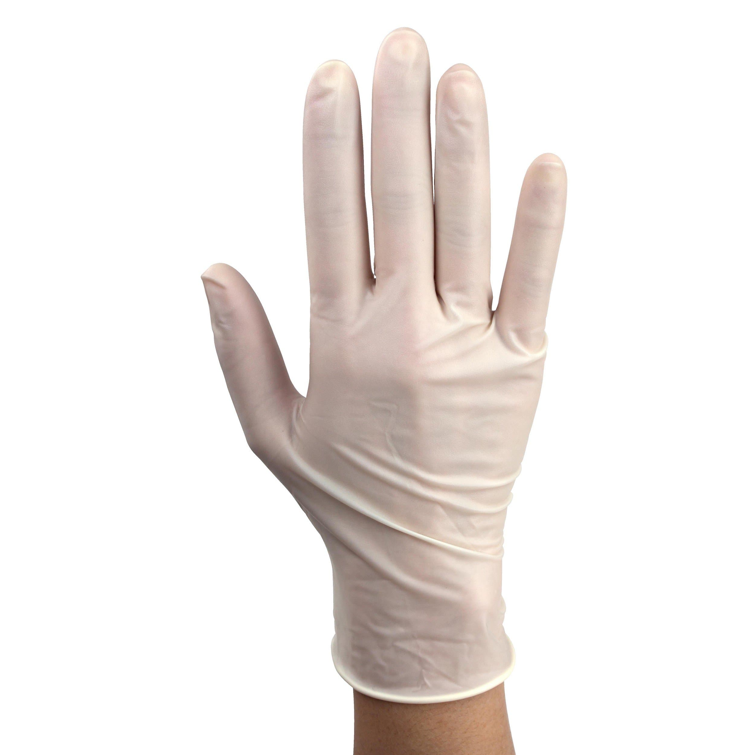 Dynarex AccuTouch Latex Exam Gloves with Hand-Conforming Flexibility - primehubstore.shop Latex Gloves