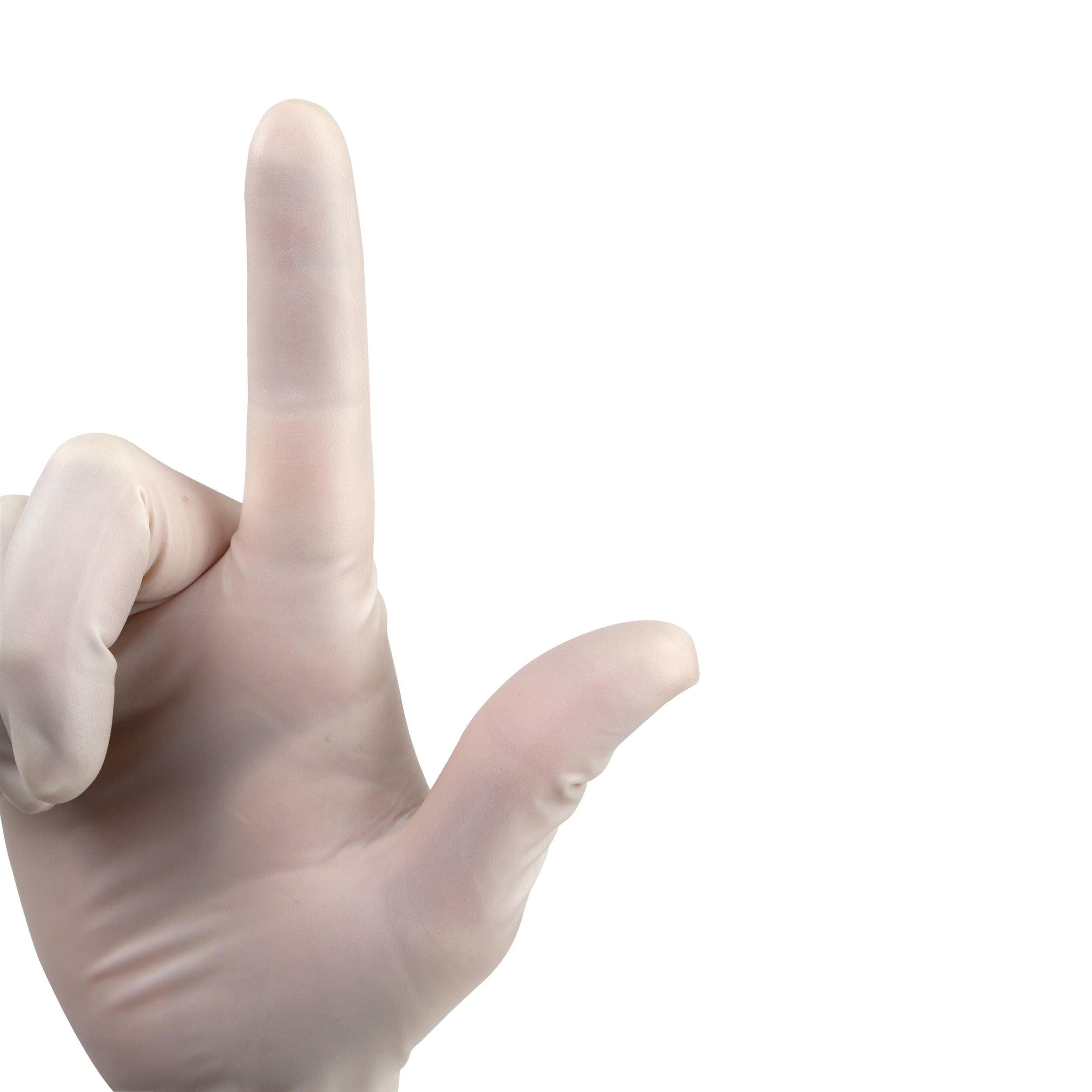 Dynarex AccuTouch Latex Exam Gloves with Hand-Conforming Flexibility - primehubstore.shop Latex Gloves