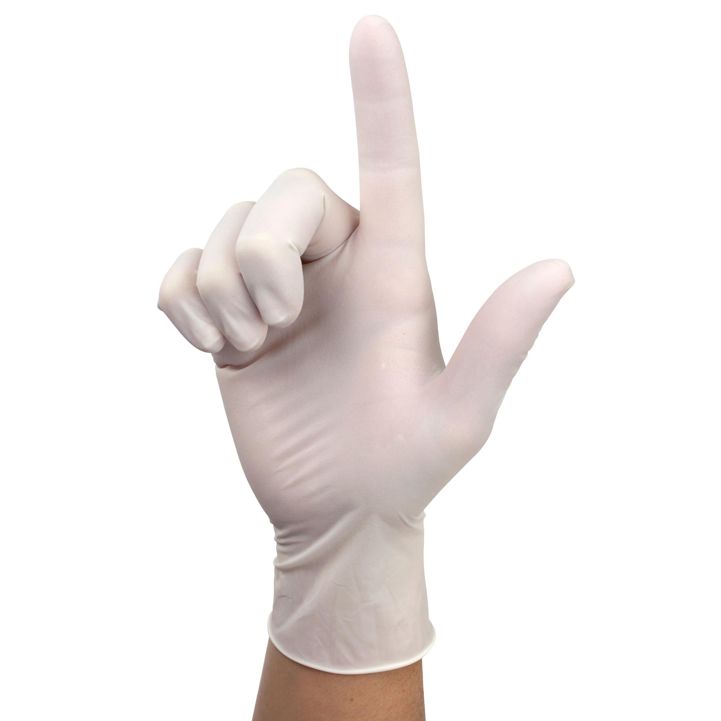 Dynarex Sensi Grip Powder Free Latex Exam Gloves - primehubstore.shop Latex Gloves